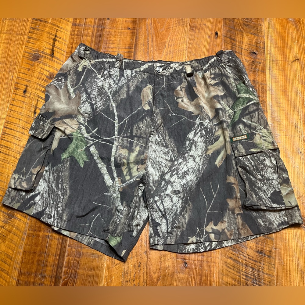 Remington Camo Cargo Shorts, Size 2XL